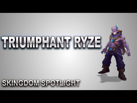 Triumphant Ryze Skin Spotlight | SKingdom - League of Legends