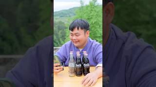 Where did the Coke bottle go？ #funny #co