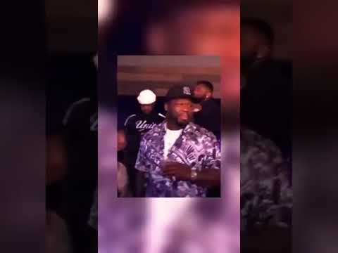 50 cent at pop smoke concert 🎶