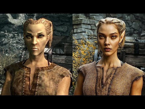 Skyrim Remastered By AI - ALL RACES