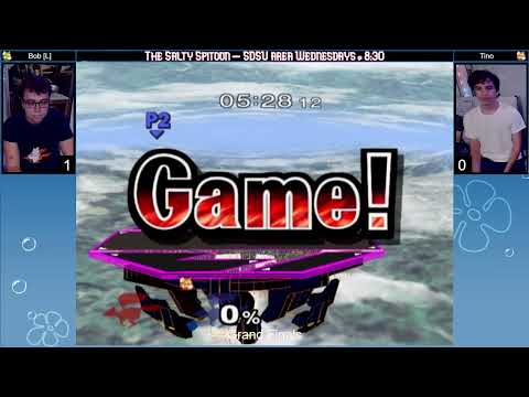 Salty Spitoon Melee #22 Grand Finals - Bob (green fox) vs Tino (red fox)