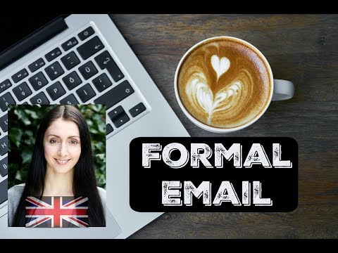 How to Write a FORMAL EMAIL / BUSINESS EMAIL - Learn English Like a Native Video