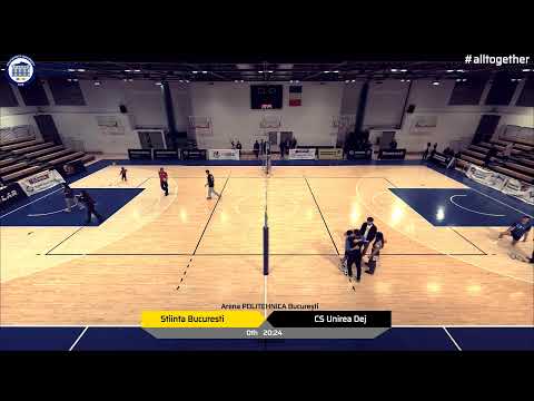 LIVE 🏐 Divizia A1 Masculin CSU Știința Politehnica București - CS Unirea Dej