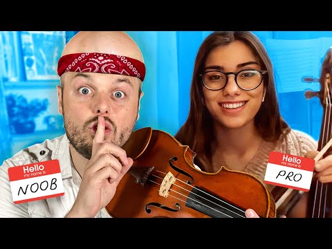 I Hired PRO Violin Teachers and Pretended to be a BEGINNER