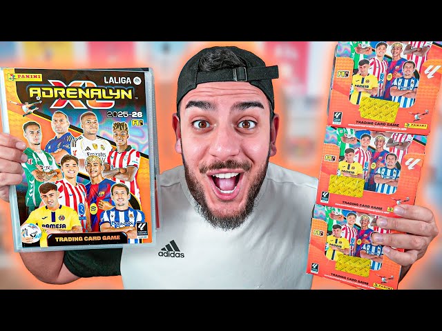 Vídeo relacionado con Panini Adrenalyn LaLiga 2025-26, Megapack Edición Básica con 16 sobres adiciones, Álbum Premium con Cartas Exclusivas, Trading Card Game y Deckbox de Regalo para repetidas