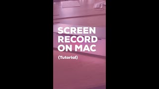 Screen Record on Mac (2022 Tutorial)