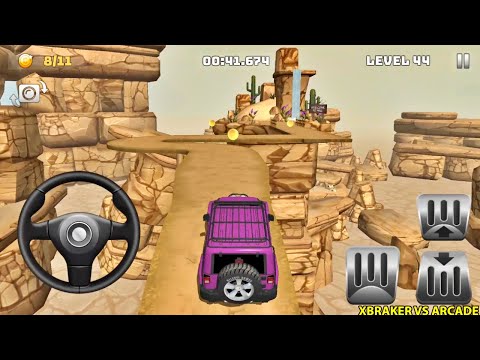 Mountain Climb 4x4 Offroad Car Drive PINK Color Unlocked Jeep Wrangler Driving Android Gameplay 3D