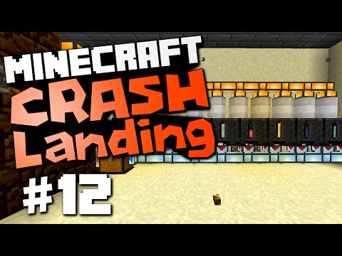 Minecraft Crash Landing #12 "Fully Automatic High Oven & Glacial Precipitator"