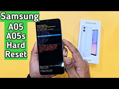 Samsung A05 / A05s Hard Reset | Pattern lock remove without pc