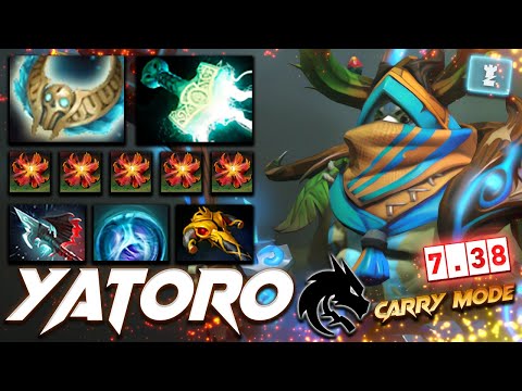 Yatoro Nature's Prophet Carry Mode - 7.38 Patch - Dota 2 Pro Gameplay [Watch & Learn]