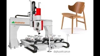 MÁY CNC 3D GIA CÔNG GHẾ NHẬT BẢN CAO CẤP