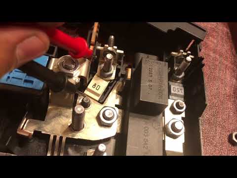 Prefuse Box Removal and fuse replacement Mercedes Benz C250/W204