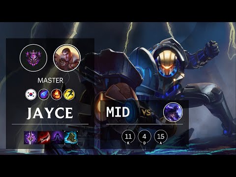 Jayce Mid vs Ryze - KR Master Patch 10.19