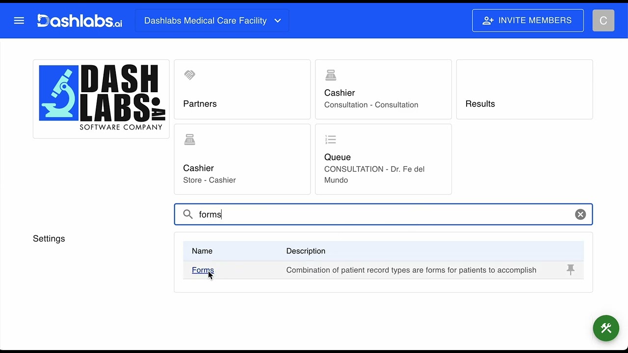 How to access patient registration QR.