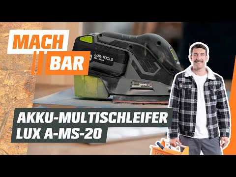 Produktvorstellung: Akku-Multischleifer LUX A-MS-20 | OBI