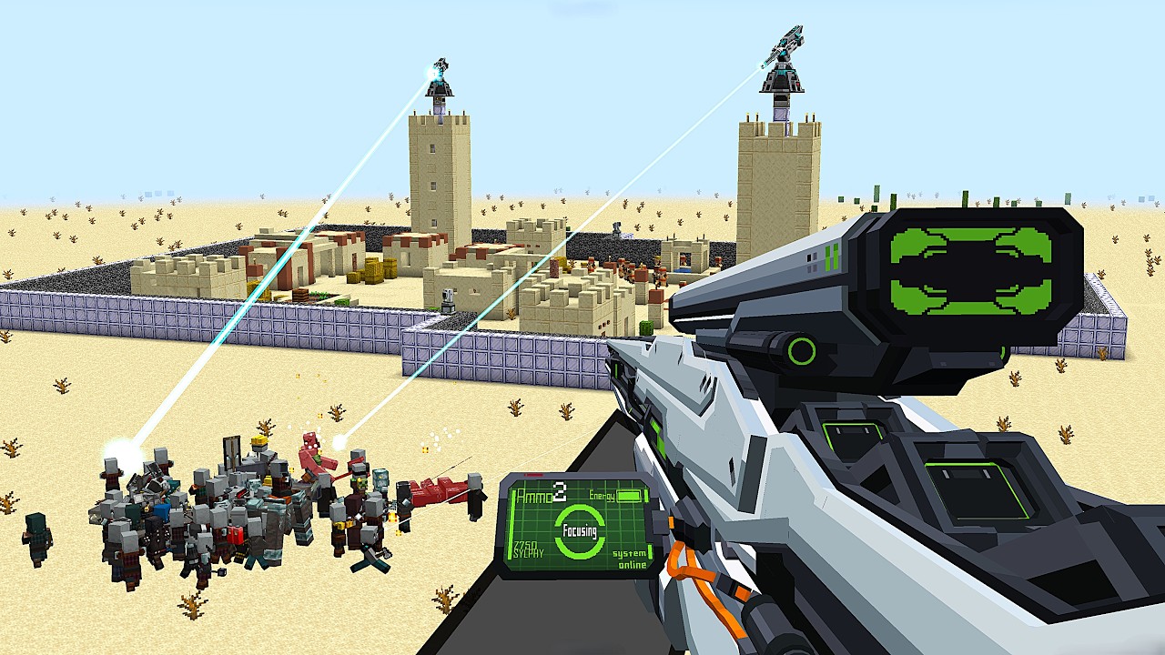 Futuristic Weapons Raid Defense [Minecraft Warfare]