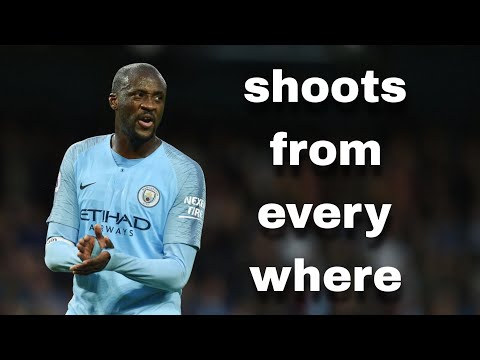 Yaya Toure takes some crazy long shots...
