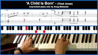 'A Child Is Born' (Thad Jones) - jazz piano tutorial
