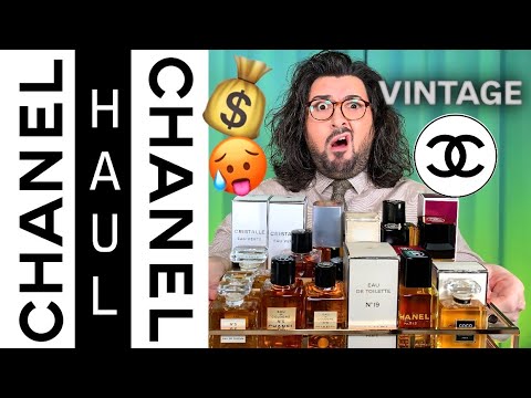 Need Money For CHANEL 🤣 Vintage PARFUM Haul - 24 Fragrances & Awesome BOX ❤️‍🔥