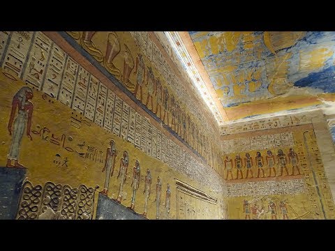 The tomb of Ramses IV in the Valley of the Kings Egypt