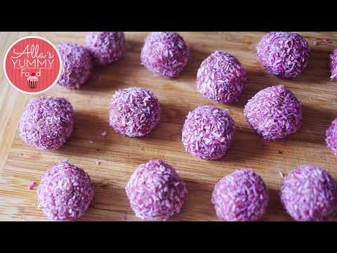 How to Make Dragon Fruit Protein Balls | Dragon Fruit Protein Balls Recipe