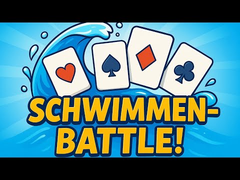 👉 Kuntimaxx & CrazyMimmi spielen Schwimmen Lustiges Kartenspiel Battle!