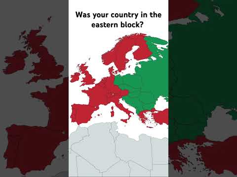 Was your country in the eastern block?  #geography #europe @GamerVille_Mapping716 ￼