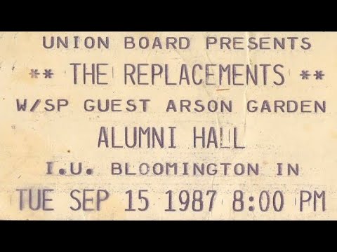 The Replacements live Indiana 1987