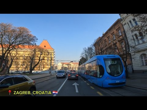 4K Dashcam Drive in Downtown Zagreb, Croatia | A Day in My Life | Kuya Roger Vlog"