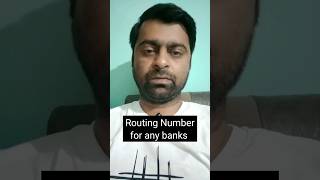 Routing number for any bank #instagram #bonus #routingnumber #shorts