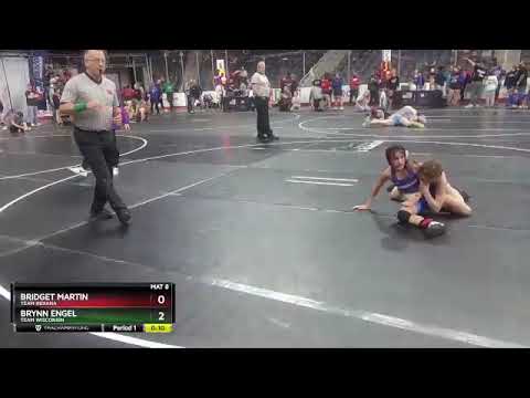 72-79 Lbs Round 4 - Brynn Engel, Team Wisconsin Vs Bridget Martin, Team Indiana 4e75