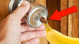 10 Ways To Open A Door Without A Key 🔐