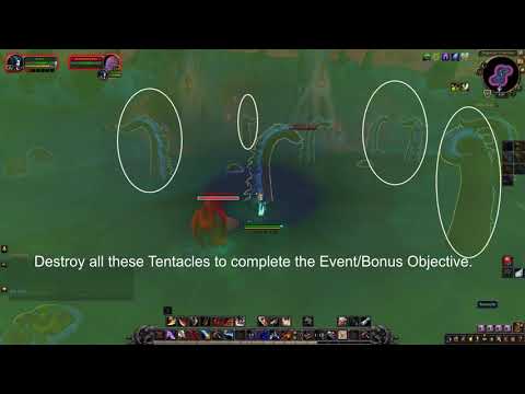 Consuming Maw Event( Bonus Objective) location in Uldum (N'zoth Assult Version)