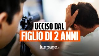 Papà ucciso dal figlio di due anni: ha trovato la pistola nella borsa della mamma e ha sparato