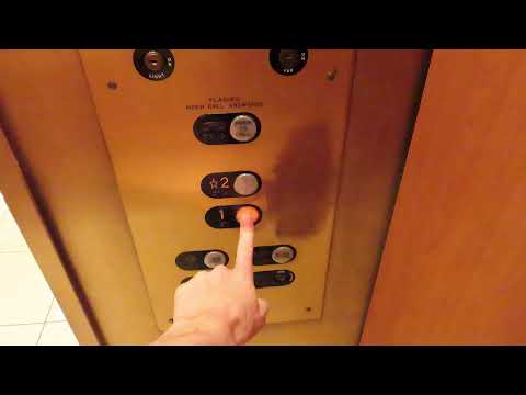 Montgomery hydraulic elevator at Von Maur, Valley West mall, W. Des Moines IA