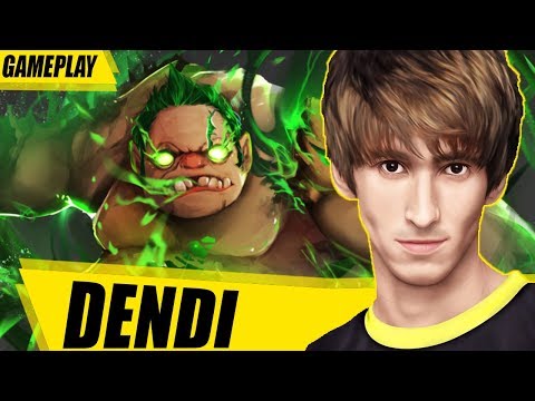 NAVI DENDI on PUDGE DOTA 2 WTF GAMEPLAY