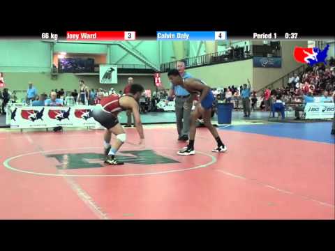 Joey Ward vs. Calvin Daly at 2013 ASICS University Nationals - FS