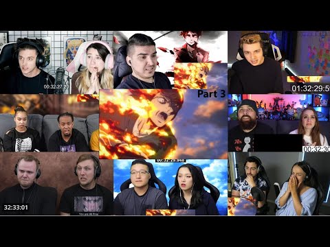 Attack On Titan Final Season Part 3 Reaction Mashup | Rumbling 😎