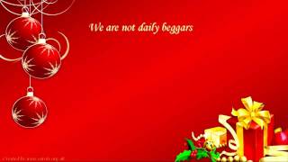 THE WASSAIL SONG Lyrics (Here we come a wassailing)