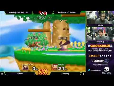 Xanadu 1/7/14 - Slikvik (Peach) vs. Junebug (Diddy/Ganon)