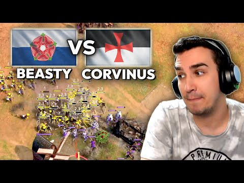 Beasty With House of Lancaster vs Knights Templar in AOE4...