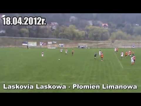 Laskovia Laskowa - Płomień Limanowa (18.04.2012r.) Szymon Koza 1:1