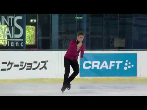 2016 ISU Junior Grand Prix - St. Gervais - Men Free Skate Basar OKTAR