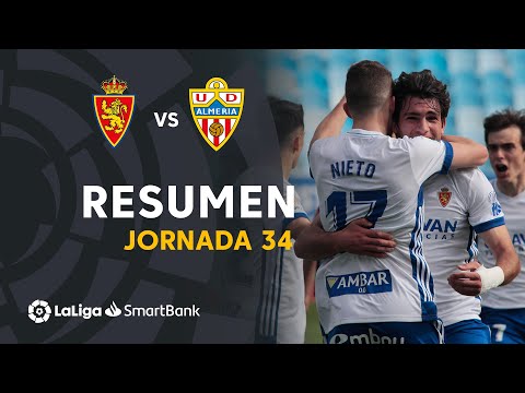 Highlights Real Zaragoza vs UD Almería (2-1)