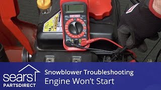 Snowblower Troubleshooting: Engine Won't Start