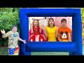 Nastya e amigos jogam jogos ao ar livre Nastya e amigos jogam jogos ao ar livre