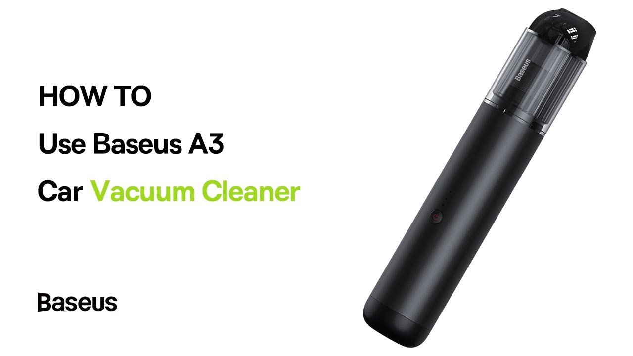 Máy hút bụi Baseus A3 Car Vacuum Cleaner (15000pa, 135W, Vacuum Portable Cleaner)