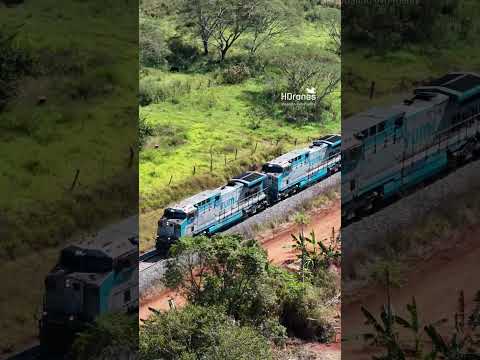 TREM DE BAUXITA CHUTADO EM NOVA VENEZA–GO | Carga Pesada nos Trilhos #brasil #railway #goiás #fns