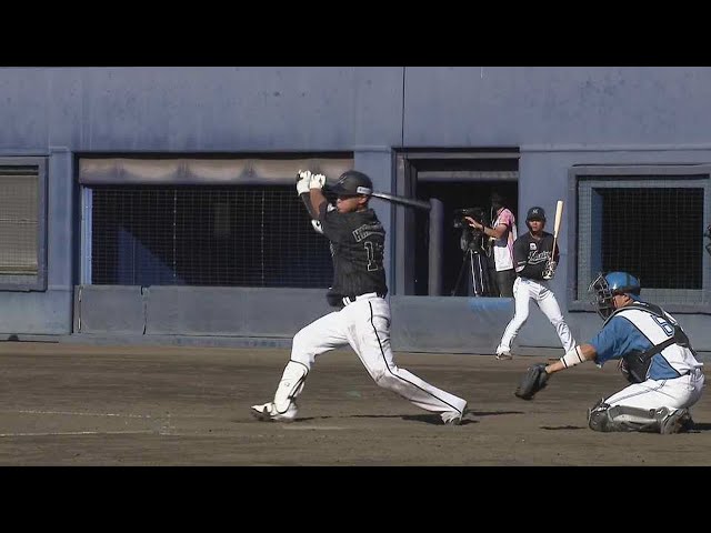 【ファーム】イースタン・リーグ首位打者へ!! マリーンズ・平沢大河 本日2本目の安打を放つ!! 2022年10月2日  北海道日本ハムファイターズ 対 千葉ロッテマリーンズ