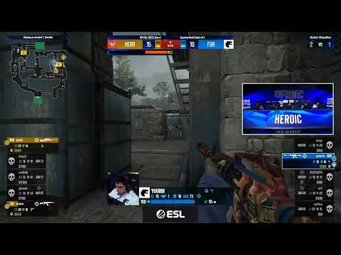 yuurih 1v3 Clutch vs HEROIC - IEM Rio 2023 | CSGO
